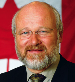 Conservative Member of Parliament from Nanaimo-Alberni, James Lunney.